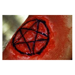 Scarification pentacle